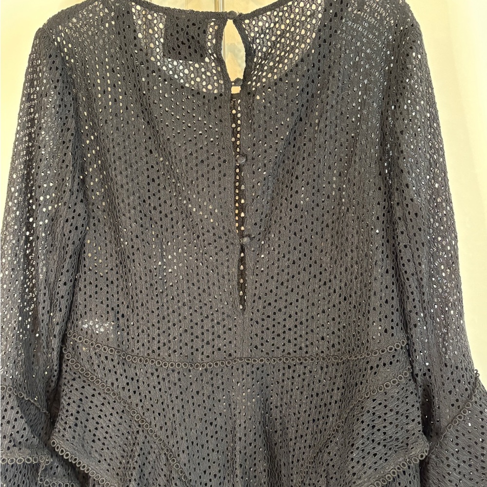 LAST CALL! 🔥💖 C/MEO Collective Black Eyelet Dress - Picture 8 of 13